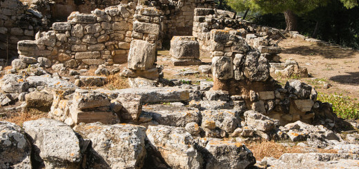 Ruins at Phaistos Crete Greece